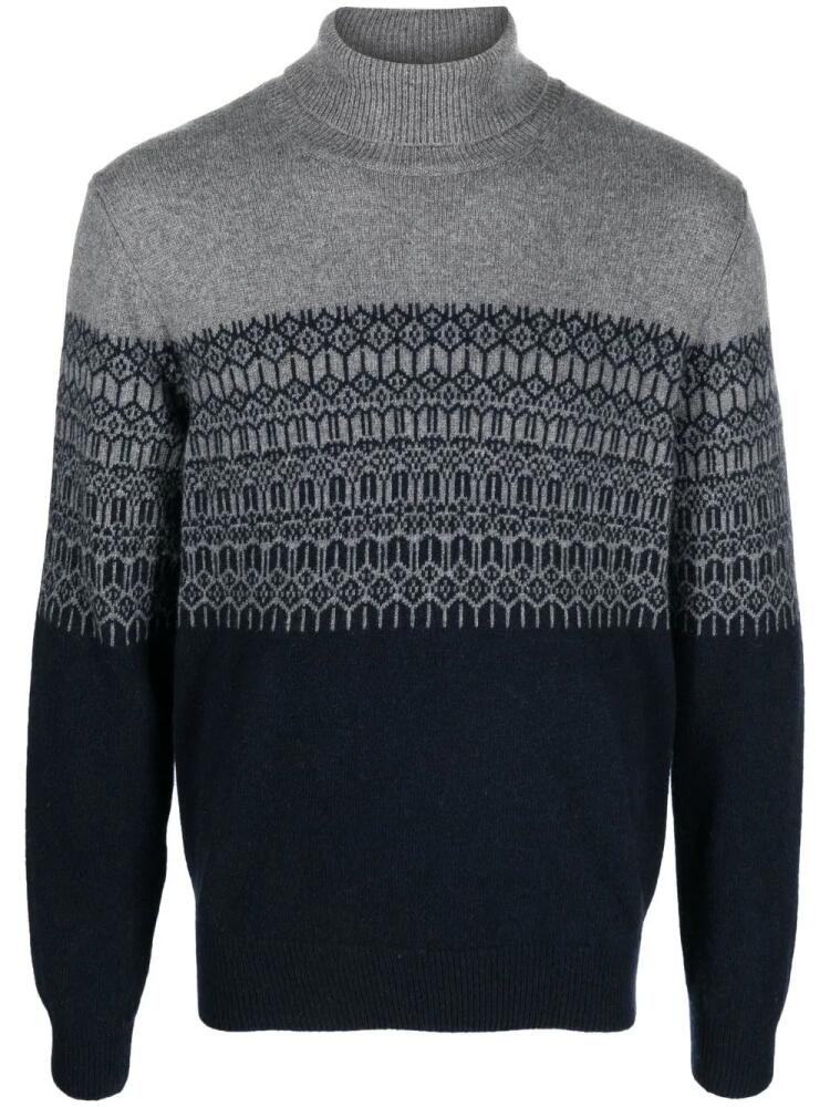 Corneliani cashmere roll-neck jumper - Grey Cover