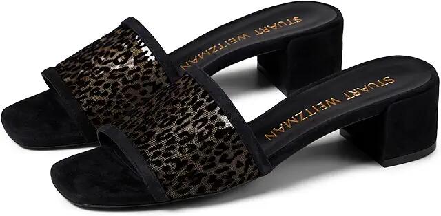 Stuart Weitzman Cayman 35 Block Slide (Black) Women's Shoes Cover