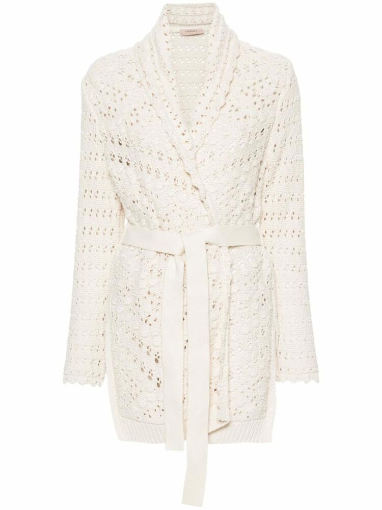 TWINSET open-front cardigan - Neutrals Cover