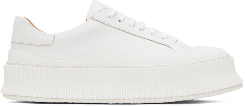 Jil Sander White Platform Sneakers Cover