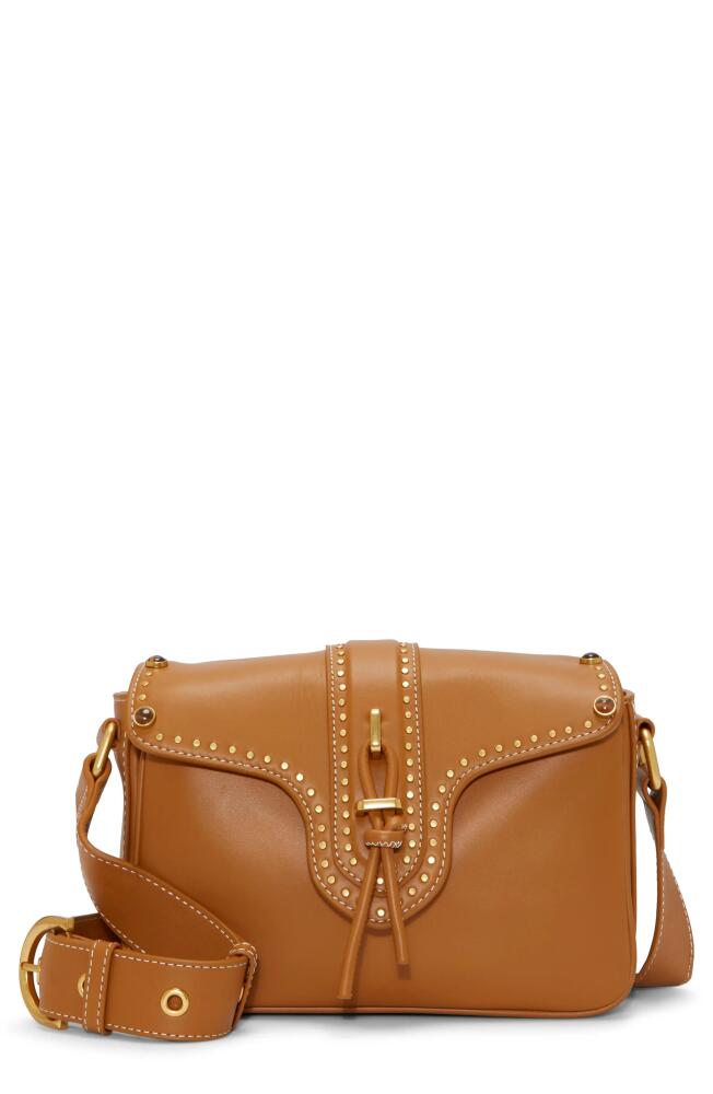 Vince Camuto Macey Leather Crossbody Bag in Aged Rum Cowbos Cover