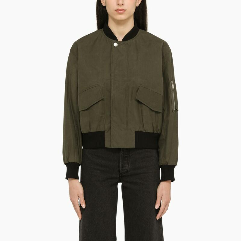 A.P.C. Khaki cotton bomber jacket Cover