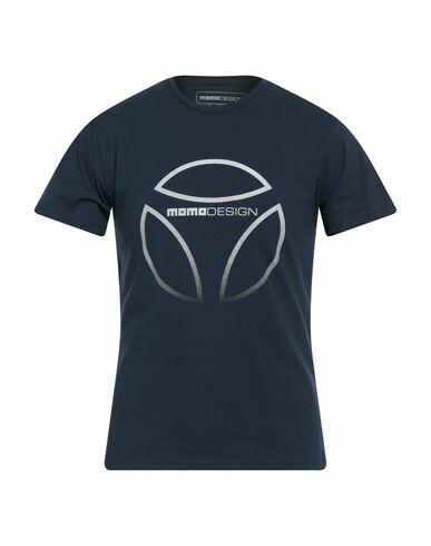 Momo Design Man T-shirt Midnight blue Cotton, Elastane Cover