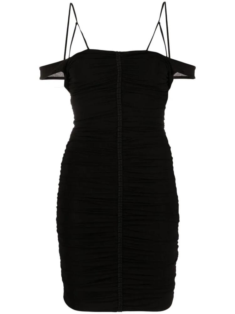 Givenchy off-shoulder spaghetti-strap minidress - Black Cover