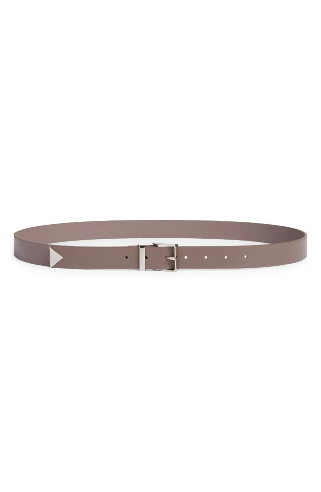 Nordstrom Palmer Leather Belt in Grey Plum Cover