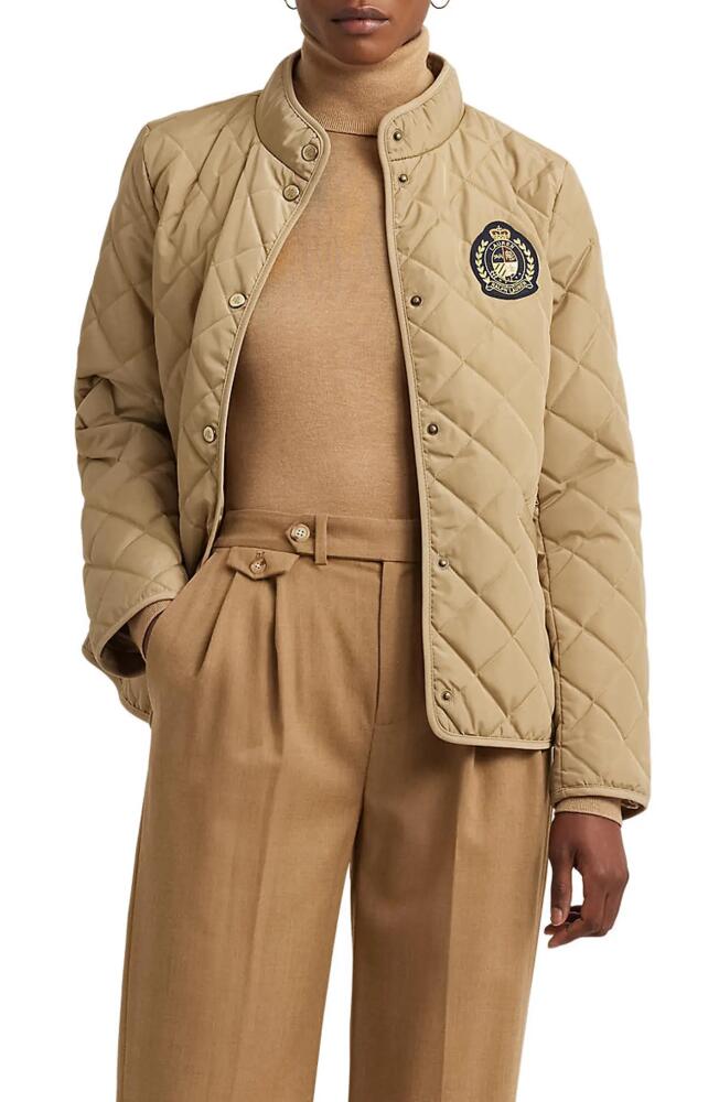 Lauren Ralph Lauren Quilted Jacket in Birch Tan Cover