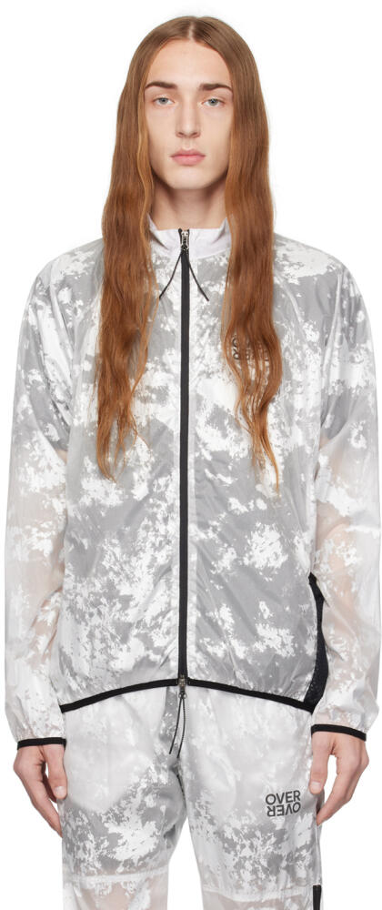 OVER OVER White Semi-Sheer Jacket Cover