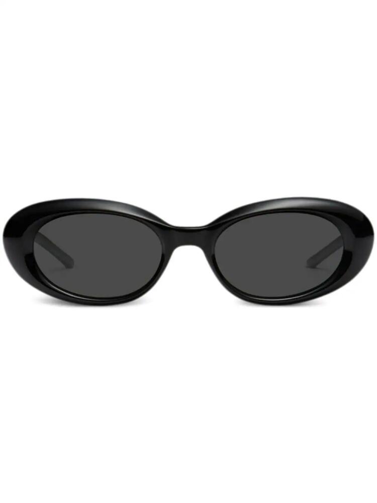 Gentle Monster Molta 01 oval-frame sunglasses - Black Cover