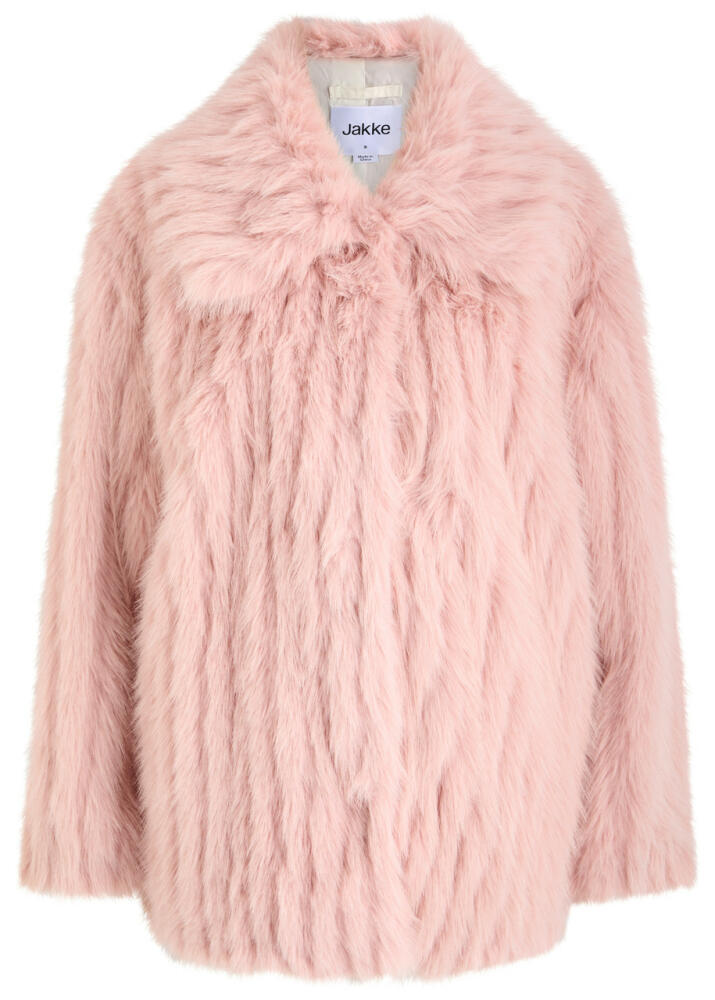 Jakke Rosemary Faux fur Coat - Light Pink Cover