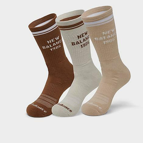 New Balance Verbiage Crew Socks (3-Pack) Cover