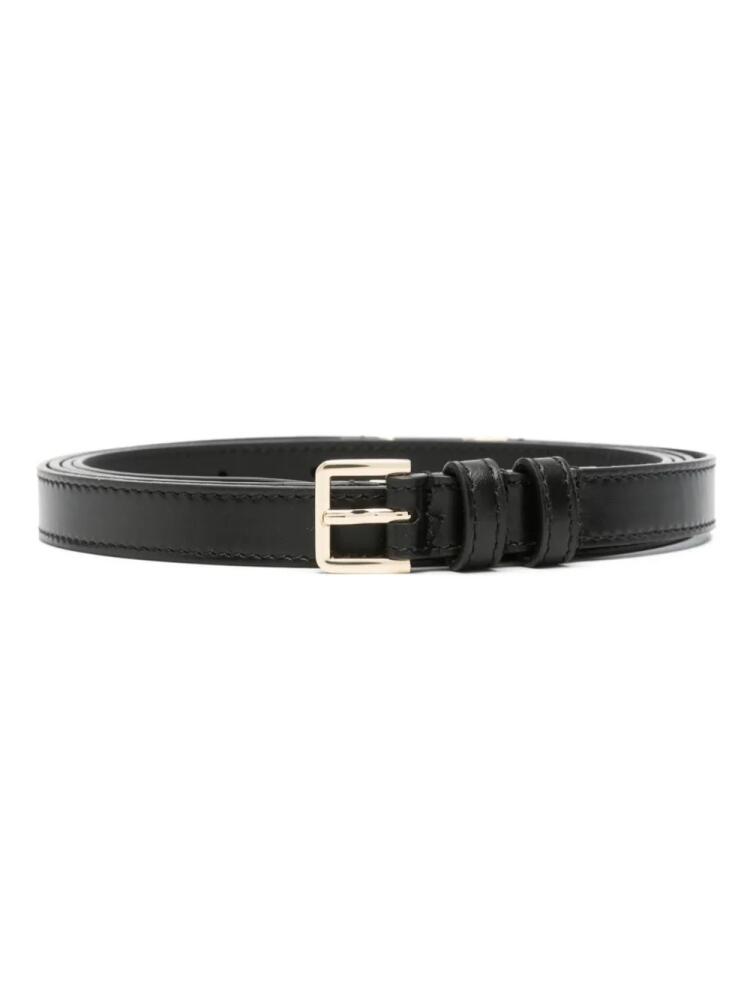 Patrizia Pepe logo-plaque belt - Black Cover