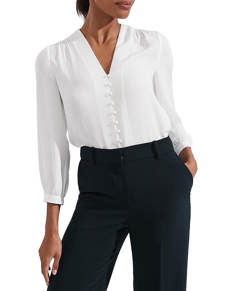 Hobbs London Magnolia V Neck Blouse Cover