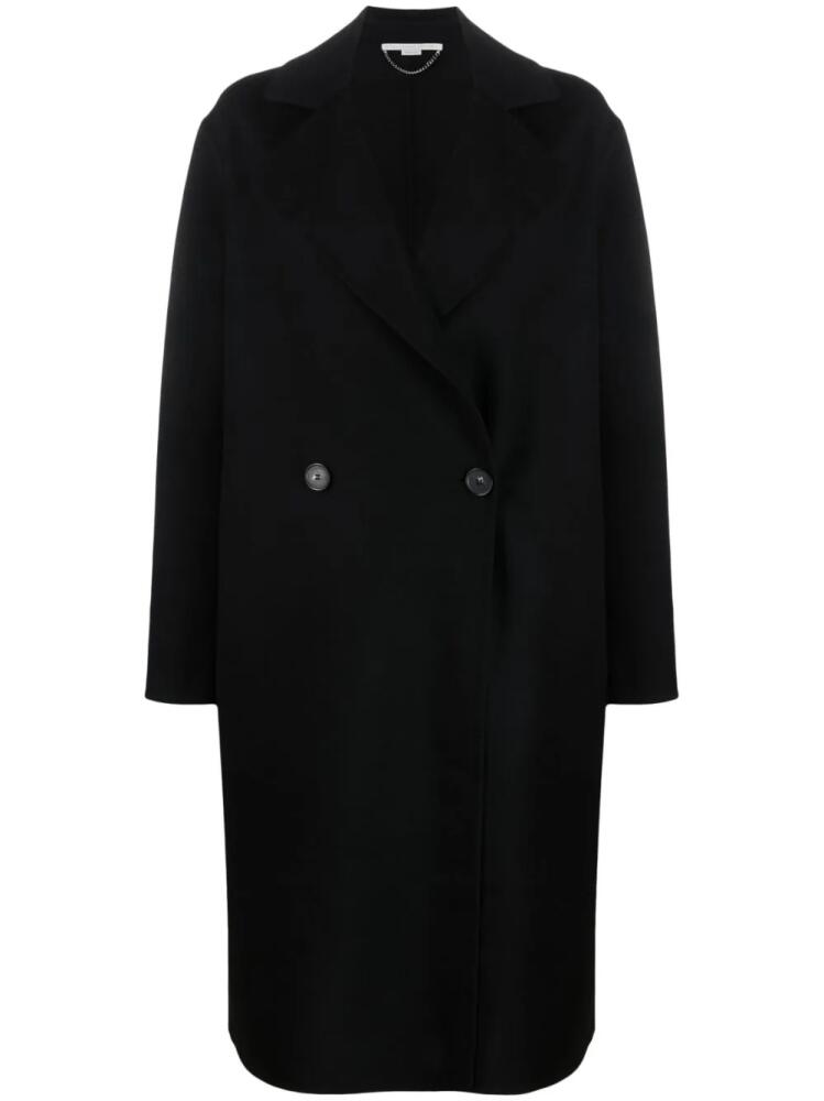 Stella McCartney double-breasted wool coat - Black Cover