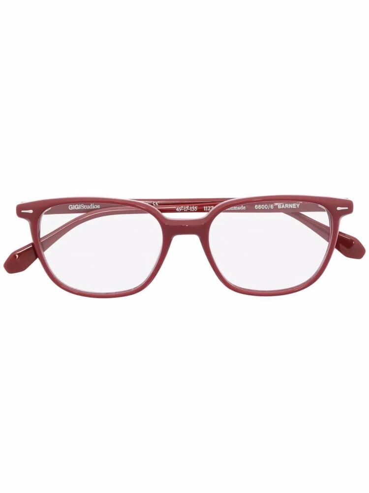 GIGI STUDIOS square-frame glasses - Red Cover