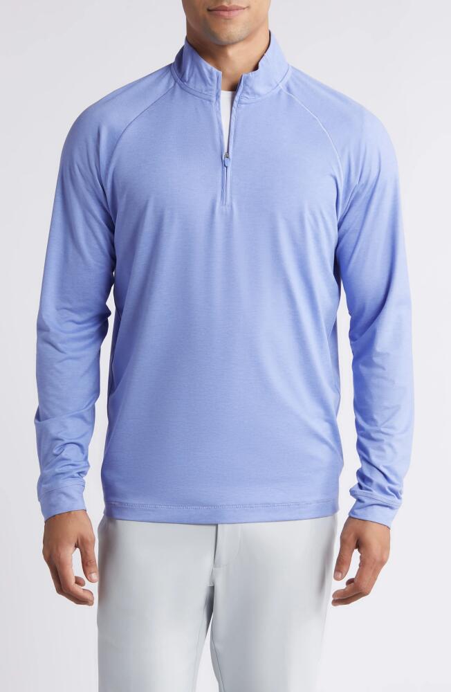 johnnie-O Freeborne PREP-FORMANCE Quarter Zip Pullover in Galaxy Cover