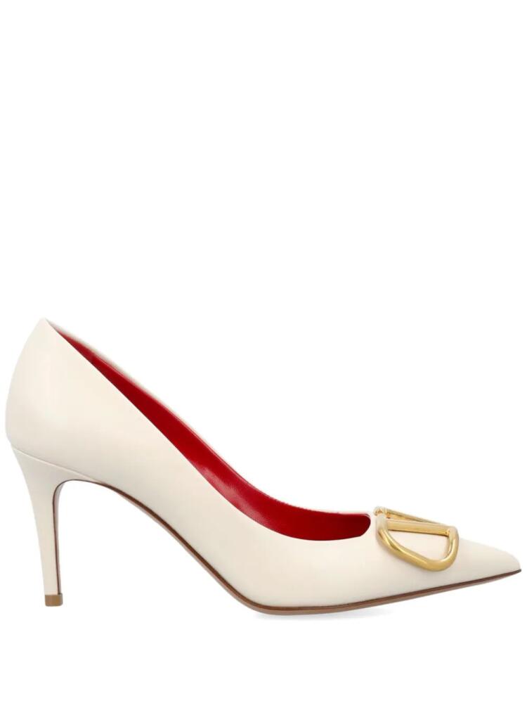 Valentino Garavani VLogo Signature 80mm pumps - White Cover