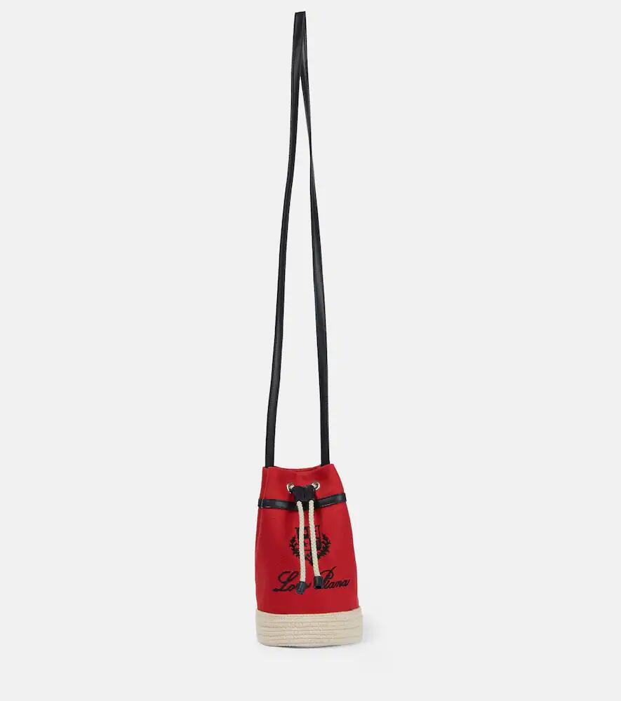 Loro Piana Sailor Mini canvas bucket bag Cover