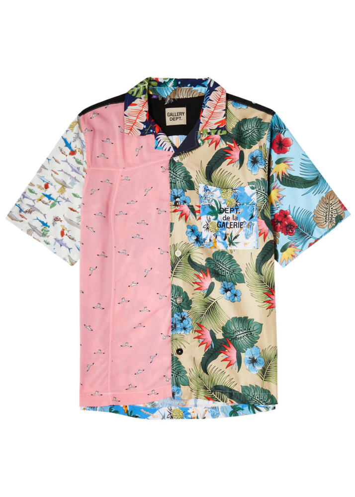 Gallery Dept. Parker Patchwork Printed Twill Shirt - Cover