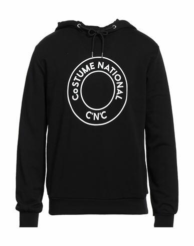 C'n'c' Costume National Man Sweatshirt Black Cotton Cover