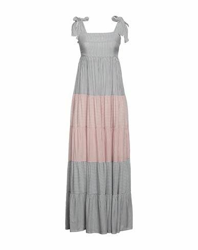 Soallure Woman Maxi dress Grey Viscose Cover