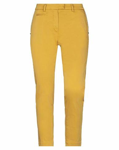 Mason's Woman Pants Ocher Cotton, Polyester, Elastane Cover