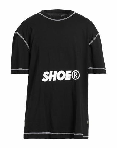 Shoe Man T-shirt Black Cotton Cover