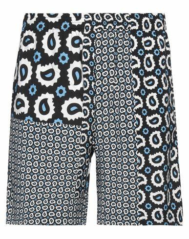 Msgm Man Shorts & Bermuda Shorts Black Viscose Cover