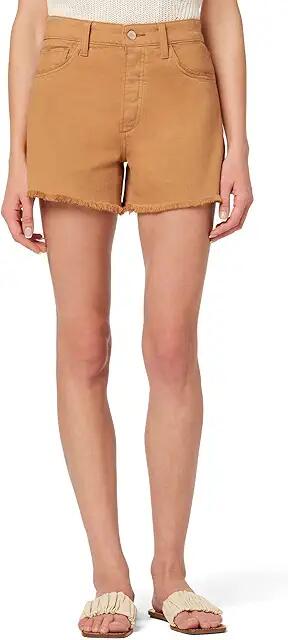 Joe's Jeans The Jessie Relaxed Shorts w/ Fray Hem (Almond) Women's Shorts Cover