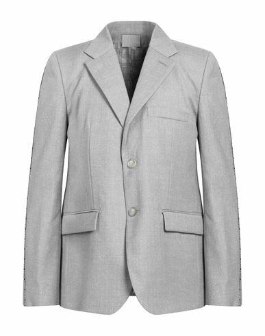 Vtmnts Man Blazer Grey Virgin Wool Cover