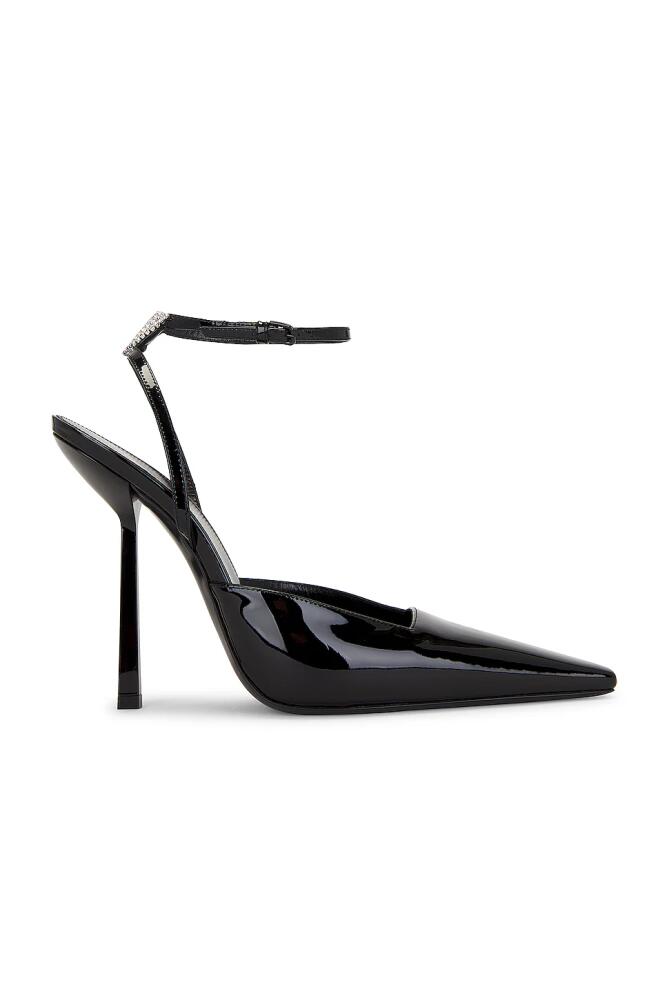 Saint Laurent Anouk Ankle Strap Pump in Black Cover