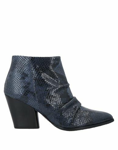 Carmens Woman Ankle boots Midnight blue Soft Leather Cover