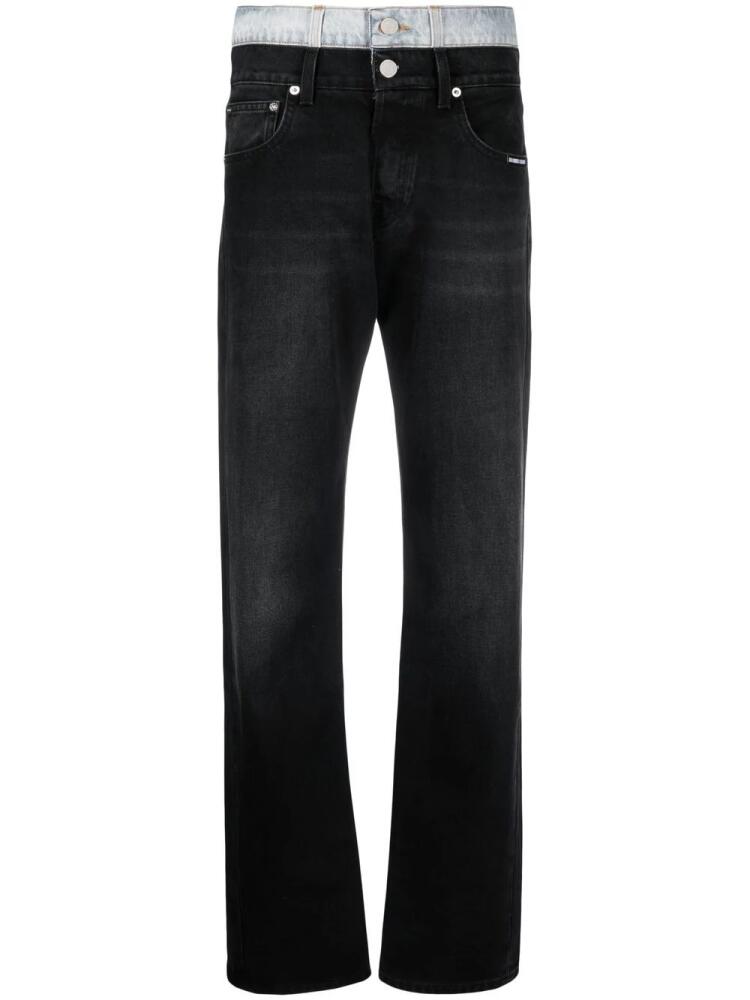 VTMNTS mid-rise straight-leg jeans - Blue Cover