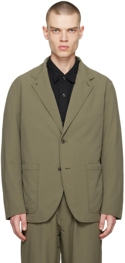 nanamica SSENSE Exclusive Khaki Alphadry Club Blazer Cover