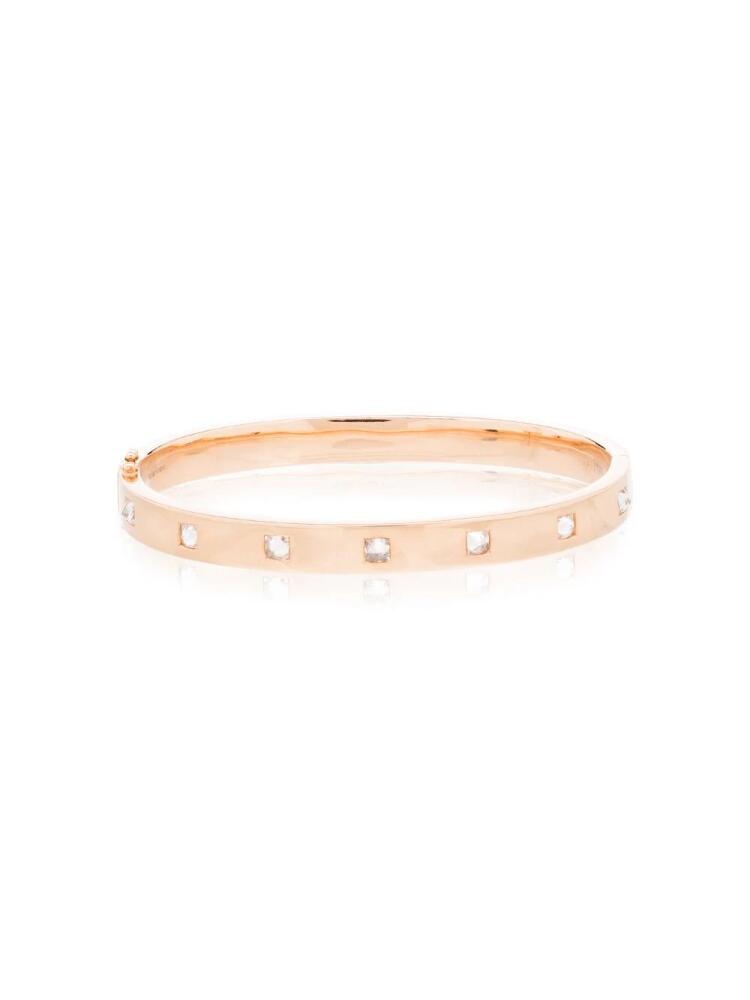 Anita Ko 18kt rose gold Oval diamond bracelet - Pink Cover