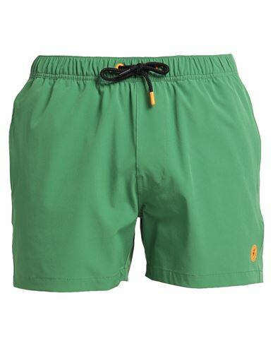 Save The Duck Man Swim trunks Green Recycled polyester, Elastane Cover