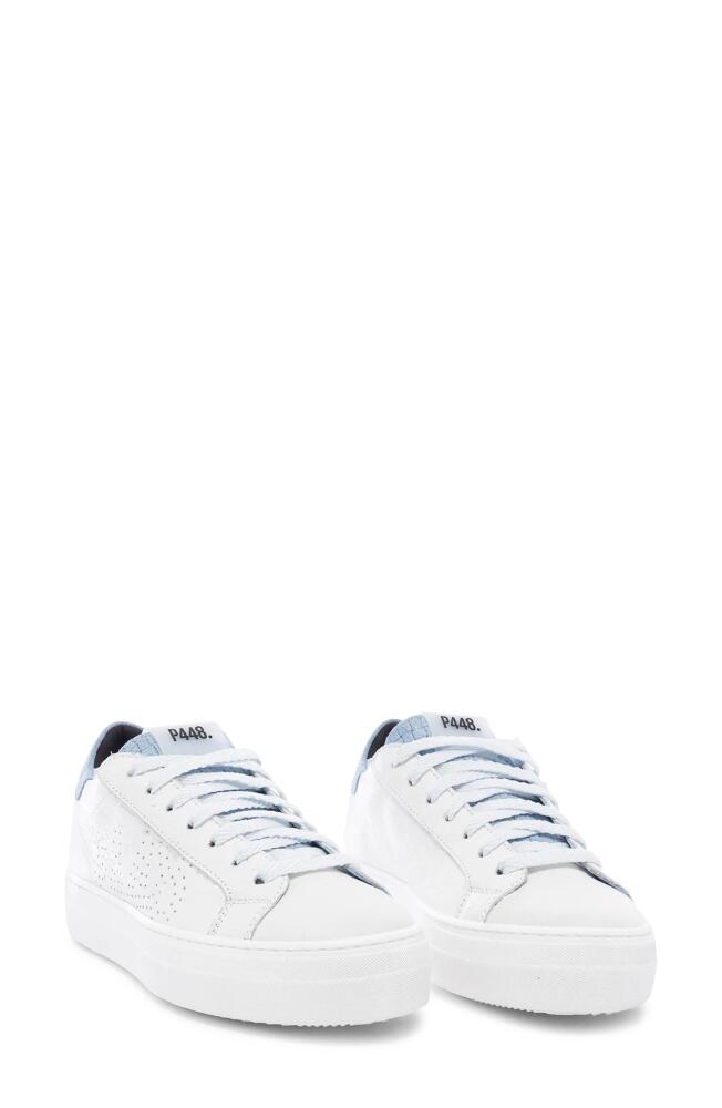 P448 Thea Sneaker in Celeste-Whi Cover