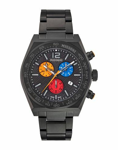 Missoni Missoni 331 Active Chronograph Watch Man Wrist watch Black Stainless Steel Cover