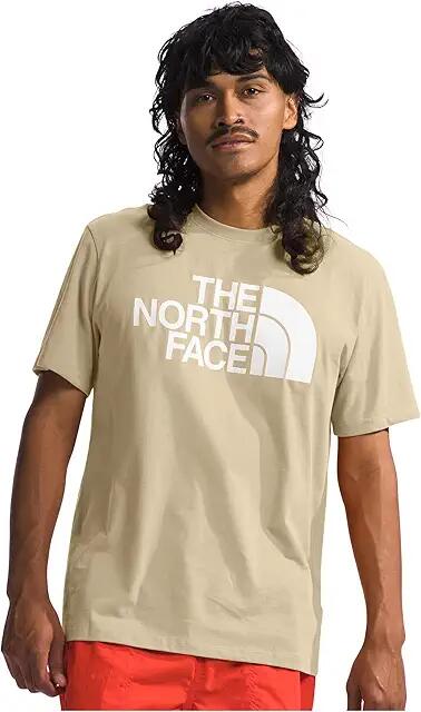 The North Face Short Sleeve Half Dome Tee (Gravel/TNF White 2) Men's Clothing Cover