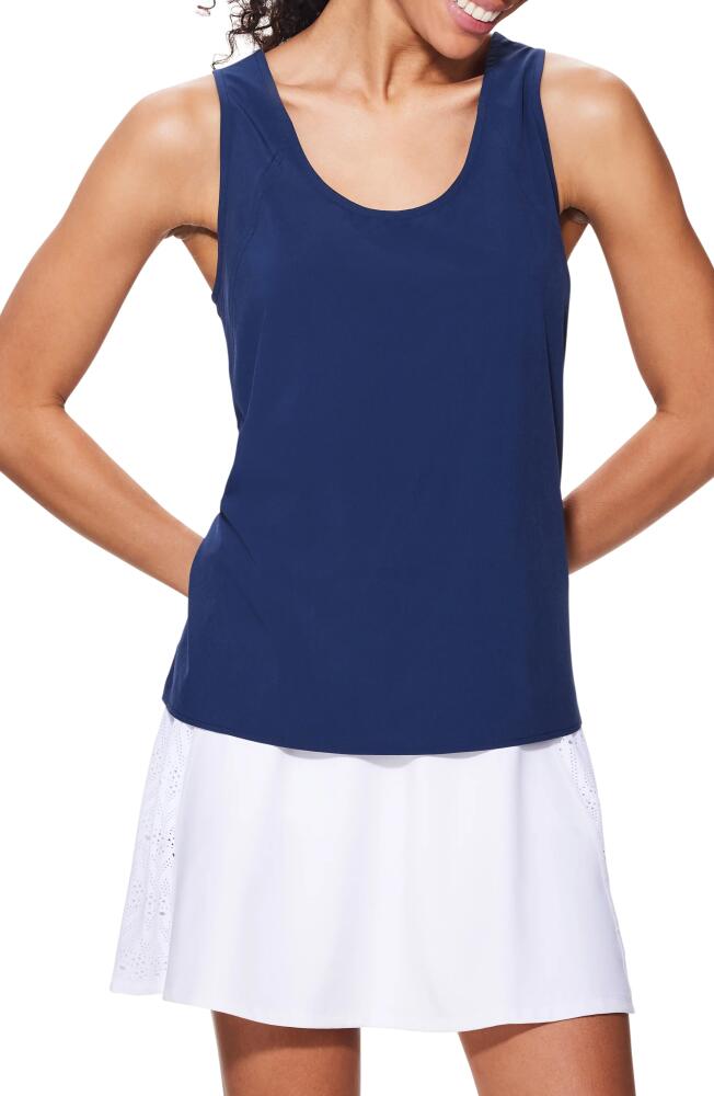 NZ ACTIVE by NIC+ZOE Tech Stretch Performance Tank in Ink Cover