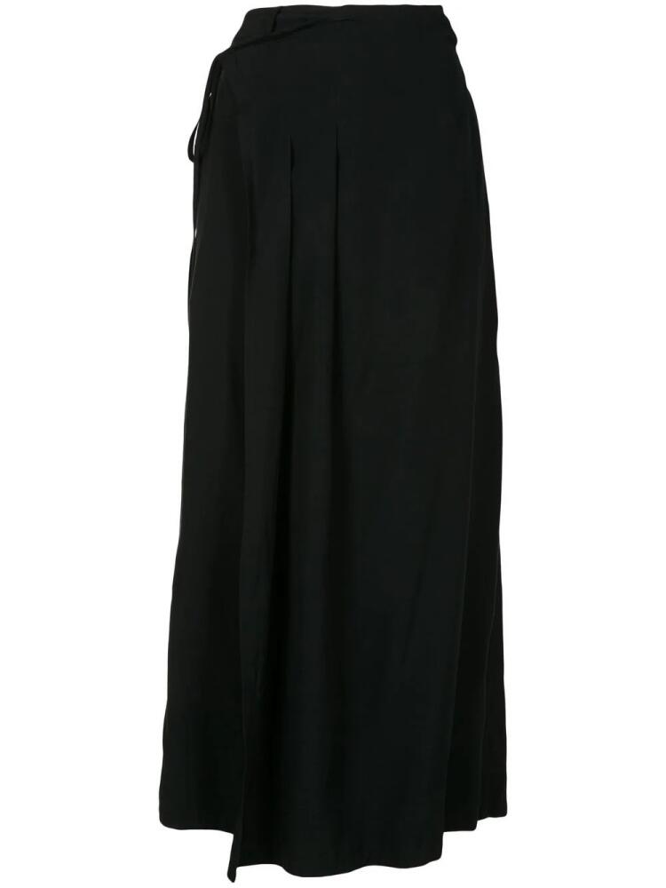 Uma | Raquel Davidowicz high-waisted wide-leg trousers - Black Cover