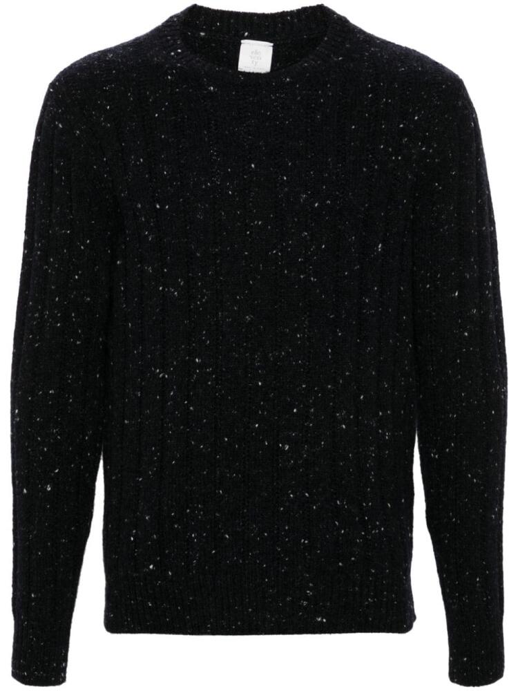 Eleventy speckle-knit sweater - Blue Cover