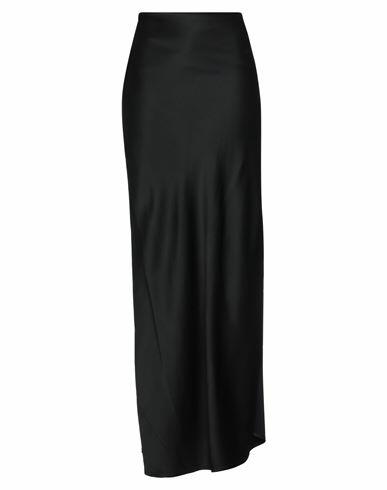 Ann Demeulemeester Woman Maxi skirt Black Acetate, Rayon Cover