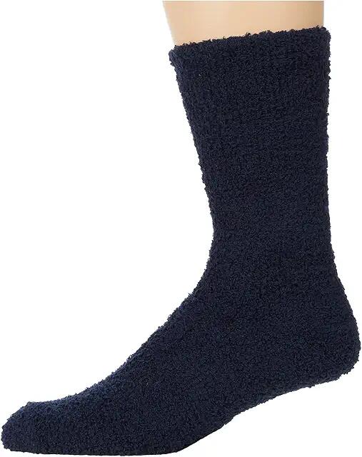 UGG Fincher Ultra Cozy Crew (Navy) Men's Crew Cut Socks Shoes Cover