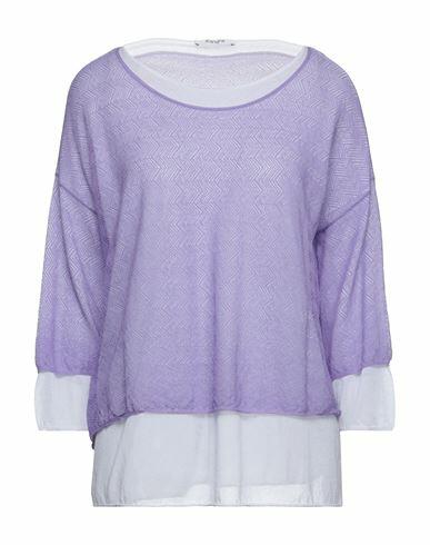 Kangra Woman Sweater Light purple Cotton, Polyamide Cover