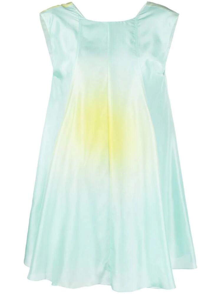 Nina Ricci gradient-effect sleeveless dress - Blue Cover