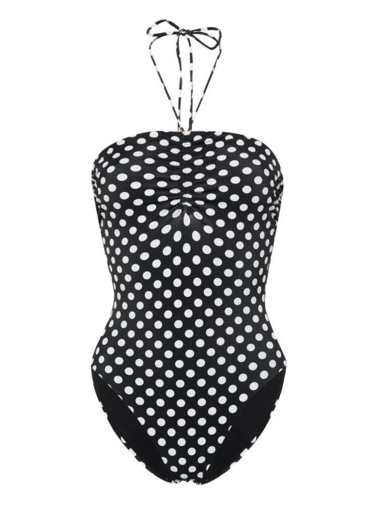 Saint Laurent polka-dot swimsuit - Black Cover