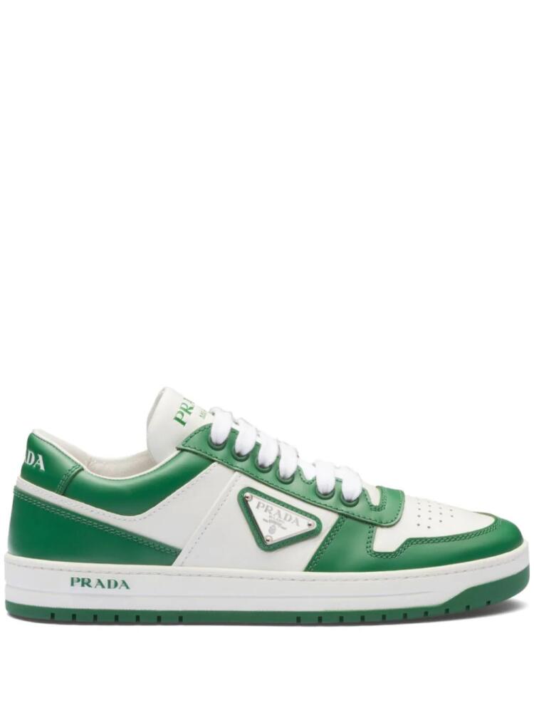 Prada Downtown leather sneakers - White Cover