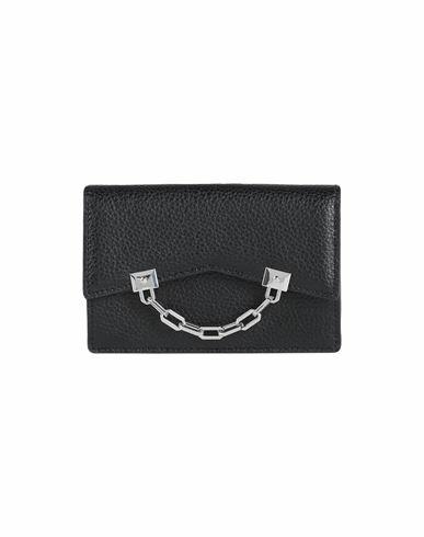 Karl Lagerfeld K/seven Grainy Flap Ch Woman Document holder Black Bovine leather Cover