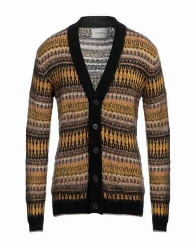 Lucques Man Cardigan Camel Acrylic, Mohair wool, Polyamide Cover