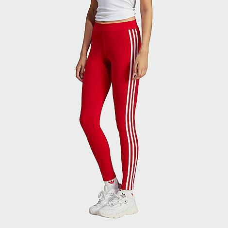 Adidas Women's Originals adicolor Classics 3-Stripes Leggings in Red/Better Scarlet Cover